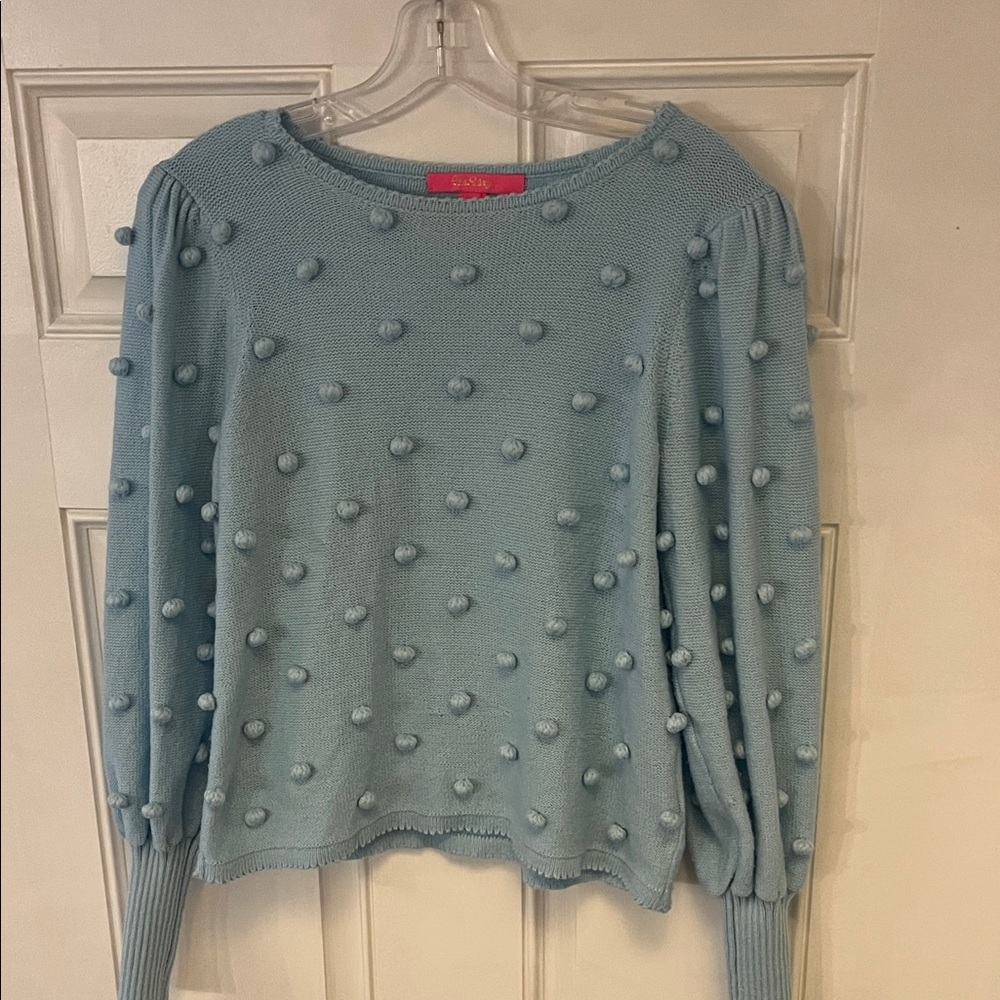 Lilly Pulitzer Light Blue Knit Sweater